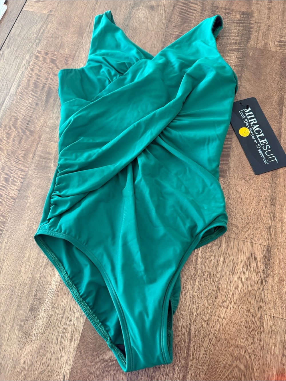 Miraclesuit  women’s dress Emerald Green One-Piece Swimsuit